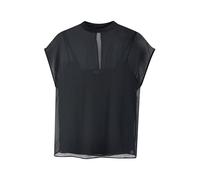 Next Donne Top con Maniche ad Aletta e Rivestimento Trasparente Nero 38