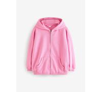NEXT Ragazza Felpa con Cappuccio e Zip Rosa Cipria 5 Anni