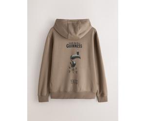 Next Felpa con cappuccio con grafica Guinness medium Marrone