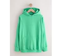Next Felpa lunga con cappuccio vestibilità comoda small verde