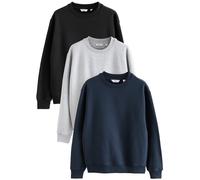 Next Felpa navy / grigio chiaro / nero Uomo Next XXXL