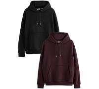 Next Felpa rosso vino / nero Uomo Next XL