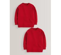 Next Felpa scolastica girocollo 2 Confezione (3-16anni) 134140cm rosso