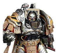 Next Fig WH 40K Stampa 3D Resina Arma lron Guerrieri Perturabo Primarch Helmet 5 Confezione di accessori - Compatibile con action figure in scala 1/18 Applicabile ai prodotti JOYTOY