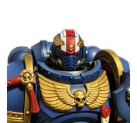 Next Fig WH 40K Ultramarines Helmet Tenente Titus Helmet 3 Confezione universale - Compatibile con scala 1/18 Stampa 3D Resina Armi Action Figure Applicabili ai prodotti JOYTOY