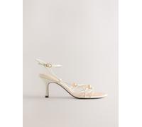 Next Forever Comfort Sandali con cinturini e decorazioni Scarpe con tacchi eu38 Bianco