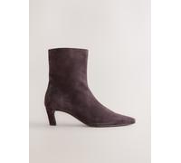 Next Forever Comfort Standard/Wide Fit Chisel Toe Heeled Ankle Boots eu39 Marrone
