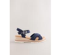 Next Forever Comfort Zeppe incrociate in Pelle scamosciata sintetica eu41 blu