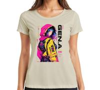 Next Generation Cybernetic Unit Japan Y2K - Maglietta da donna, naturale, S