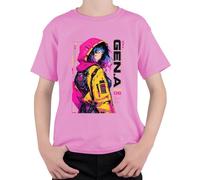 Next Generation Cybernetic Unit Japan Y2K - Maglietta per bambini, Colore: rosa., 104