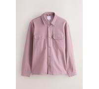 Next Giacca-camicia in jersey twill con bottoni automatici large Viola
