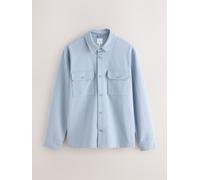 Next Giacca-camicia in jersey twill con bottoni automatici xlarge blu