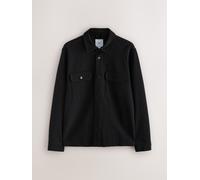 Next Giacca-camicia in jersey twill con bottoni automatici xlarge Nero