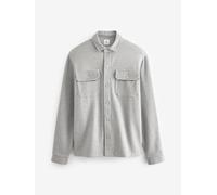 Next Giacca-camicia in jersey twill con bottoni automatici xsmall Grigio