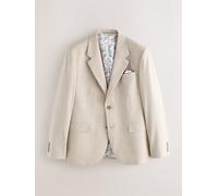 Next Giacca da Abito Vestibilità slim con texture Motionflex 42s Naturale