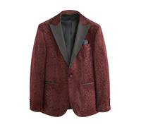 Next Giacca da completo borgogna / nero Uomo Next 44