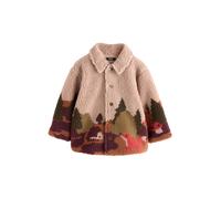Next Giacca di pile beige / marrone scuro / cachi Bambini Next 74