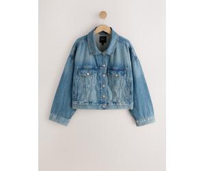 Next Giacca trucker in denim dal taglio rilassato xxlarge blu