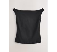 Next Gilet con scollo a barca large Nero