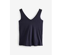 Next Gilet con scollo a V in TENCEL Modal blu