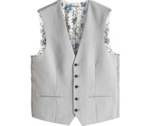 Next Gilet da completo 'Motionflex' grigio / grigio chiaro Uomo - Abbigliamento - Giacche e completi - Gilet da completo Next 34