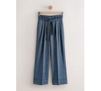 next Guarda i pantaloni super larghi con cintura 44short blu