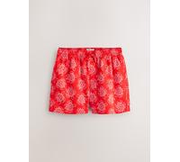 Next Jacquard 5 inch Shorts da bagno medium rosso