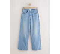Next Jeans a gamba larga in denim 45 blu