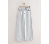 Next Jeans a gamba larga in denim 45 Grigio