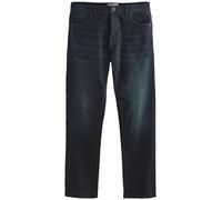 NEXT Jeans da Uomo Classico, Tessuto Elasticizzato, Misto Cotone Blu Nero 36