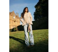 next Jeans National Trust x Next con ricamo a punto croce. 40long blu