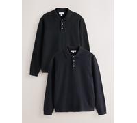 Next Knitted - Confezione da 2 polo small Nero