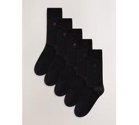 Next Lasting Fresh - Calzini 5 Confezione con ricami small Nero