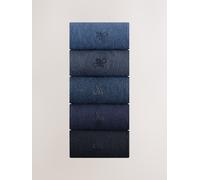 Next Lasting Fresh - Calzini ricamato 1114 blu