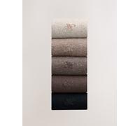 Next Lasting Fresh - Calzini ricamato 1114 Marrone