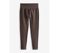 Next Leggings a vita alta senza cuciture a coste xlarge Marrone