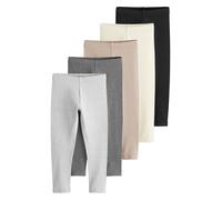 Next Leggings beige / crema / grigio chiaro / grigio sfumato / nero Bambini Next 128 beige / crema / grigio chiaro / grigio sfumato / nero