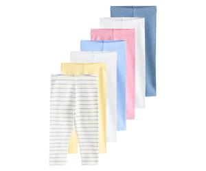 Next Leggings giallo / grigio chiaro / rosa / bianco Bambini Next 92