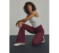 next Leggings Kickflare a coste large rosso
