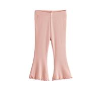 NEXT Ragazza Leggings a Zampa a Coste Rosa Pallido 4 Anni-5 Anni