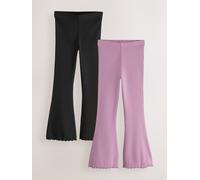 Next Leggings svasati a coste (3-16 anni) 104110cm Viola