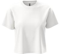 Next Level Donne Maglietta Boxy In Cotone A Maniche Corte Pesante Collo A Giro