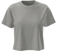 Next Level Donne Maglietta Boxy In Cotone A Maniche Corte Pesante Collo A Giro
