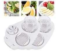 Next Level Egg Slicer, 3 in 1 Egg Slicer for Hard Boiled Eggs, Stainless Steel Kitchen Chopper Tool for Strawberry, Grape,Cherry, Pomodoro (2)