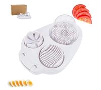 next level egg slicer, egg slicer for hard boiled heavy duty, eggs slicers for hard boiled, 3 in 1 heavy duty cutter with stainless steel wires, 3 slice modes eggs cutter (1pcs)
