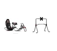 Next Level Racing F-GT Lite Formula & GT Foldable Simulator Cockpit and Lite Free Standing Monitor Stand - Bundle