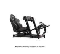Next Level Racing GT Lite Wheel Plate Edition - Cockpit-Rahmen f?r Rennsimulator - Aluminium, Kohlenstoffstahl (NLR-E032)