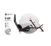 Next Level Racing F-GT Sedile da corsa [NLR-S010]