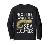 Next Life Voglio Essere Un Cetriolo di Mare Maglia a Manica