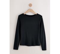 Next Maglia a maniche lunghe in traforato con calore massimo termico 38 Nero